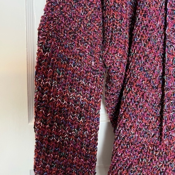 VINTAGE 90s MISSONI Multicolor Chunky Knit Shawl Collar Cardigan Sweater S - Picture 8 of 8